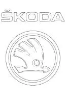 Automerk Logo kleurplaat 32
